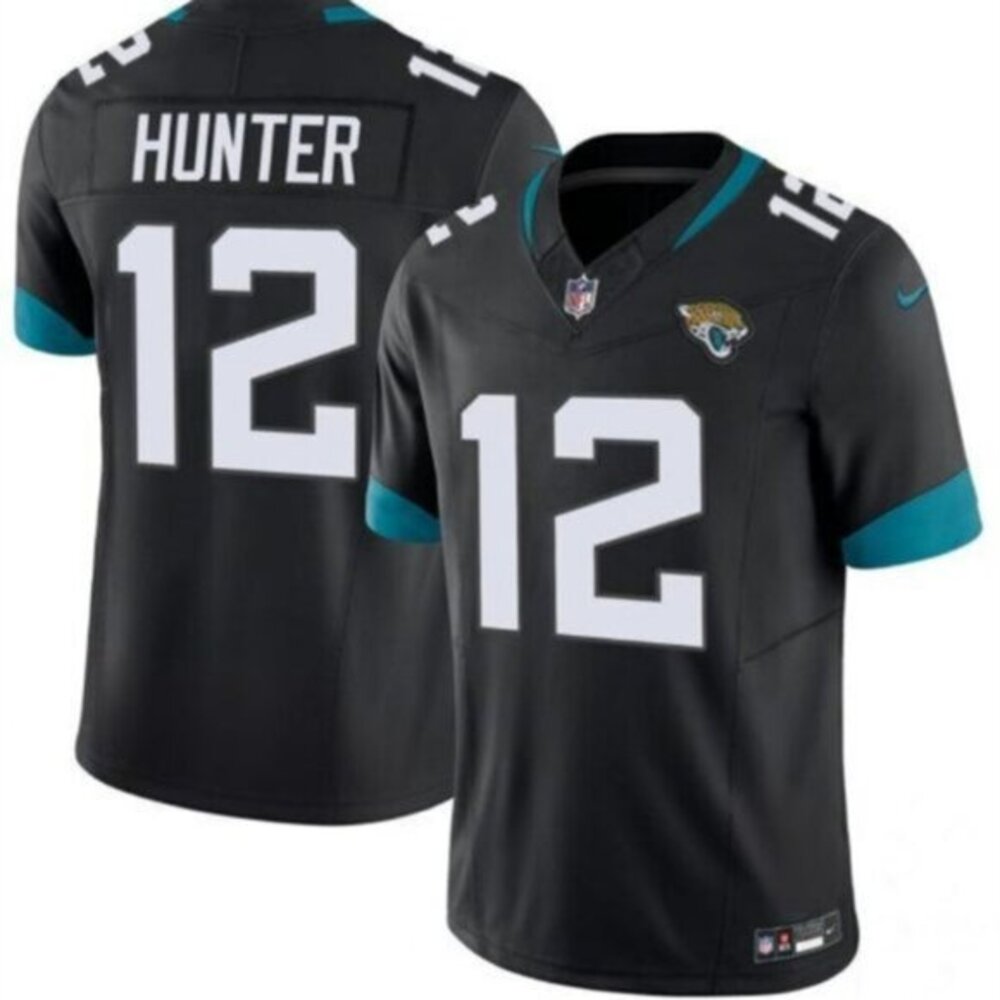 Mens Youths Kids Travis Hunter Black Vapor Stitched Jersey